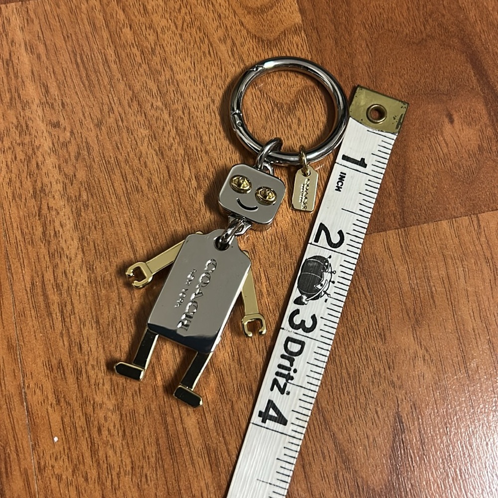 Coach Gold Robot Keychain - Picture 4 of 8